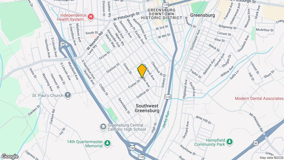 420 Foster St, Unit 1 Map and Location Details