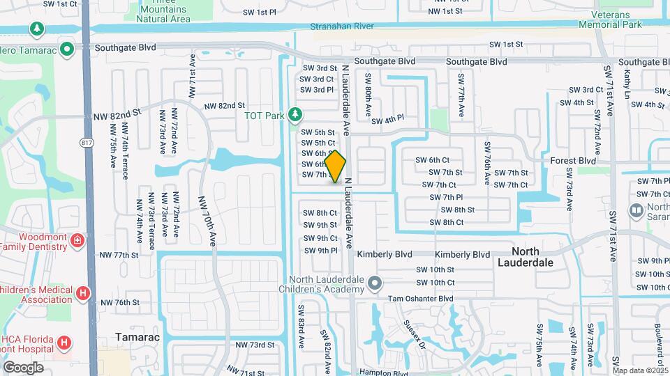 8130 SW 7th Ct Map and Location Details
