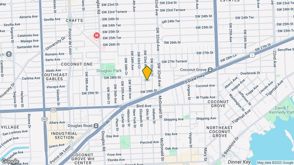 2841 SW 33rd Ave Map and Location Details