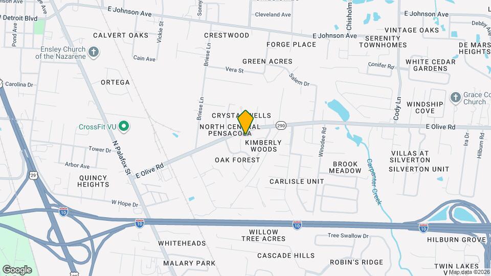 7820 Oak Forest Pl Map and Location Details