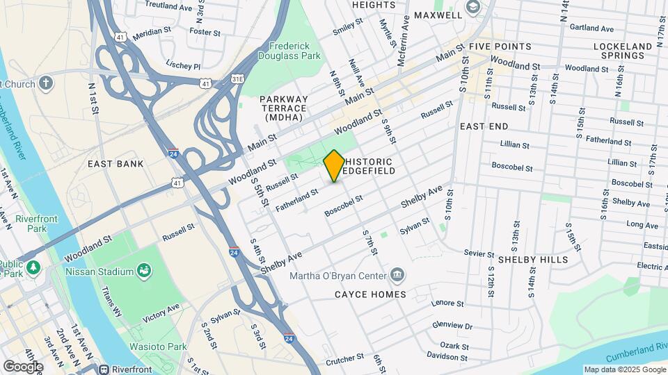 622 Fatherland St Map and Location Details