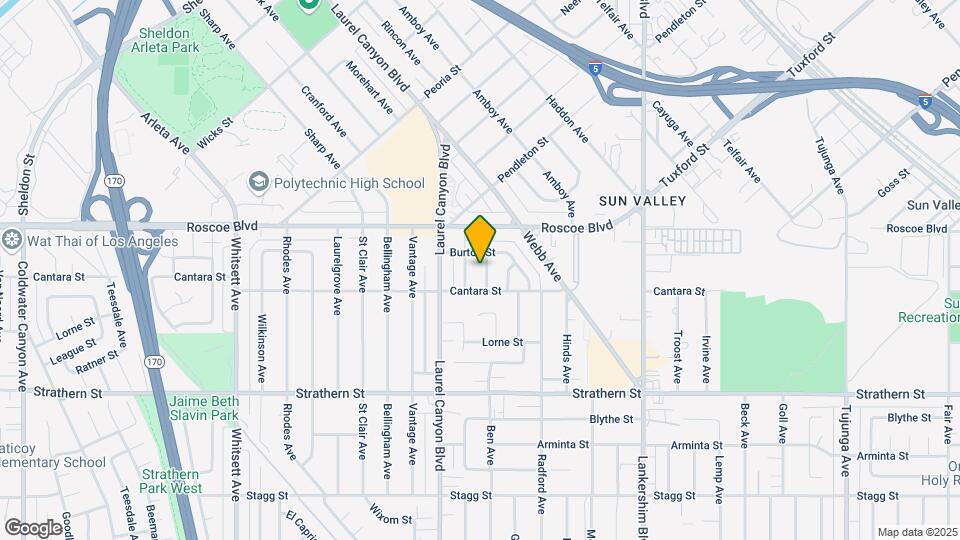 8225 Ben Ave Map and Location Details