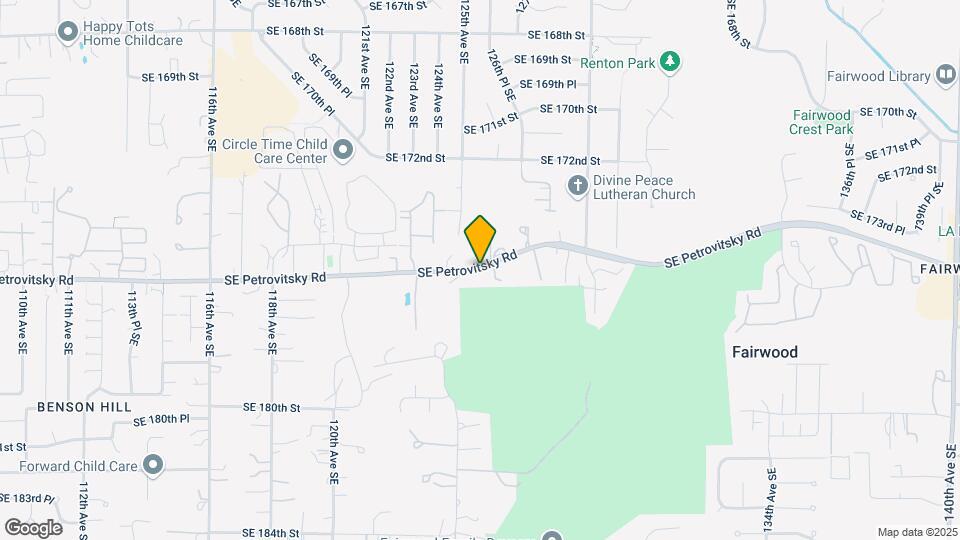 12419 SE Petrovitsky Rd Map and Location Details