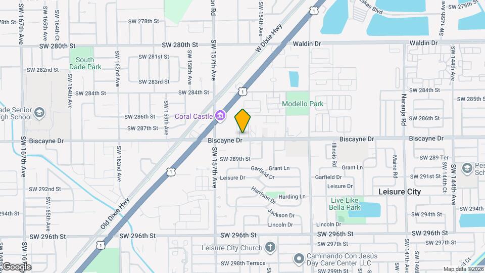 Biscayne Palm Club Map and Location Details
