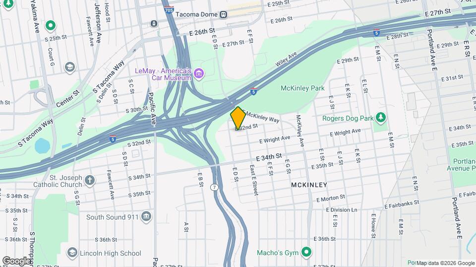 414 E 32nd St Map and Location Details