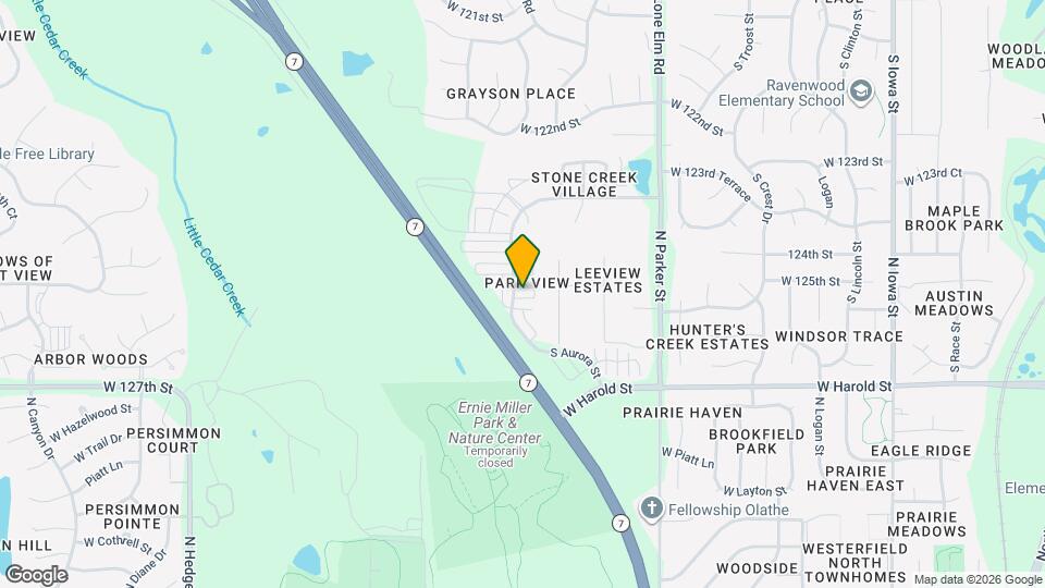 21982 W 125th Ct Map and Location Details