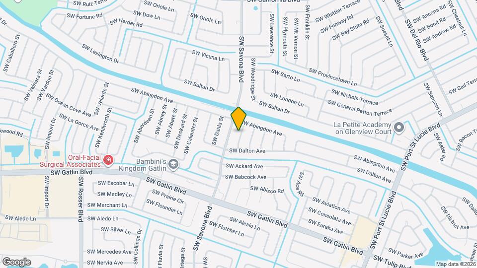 2538 SW Dawn St Mapa y Detalles de la Ubicación