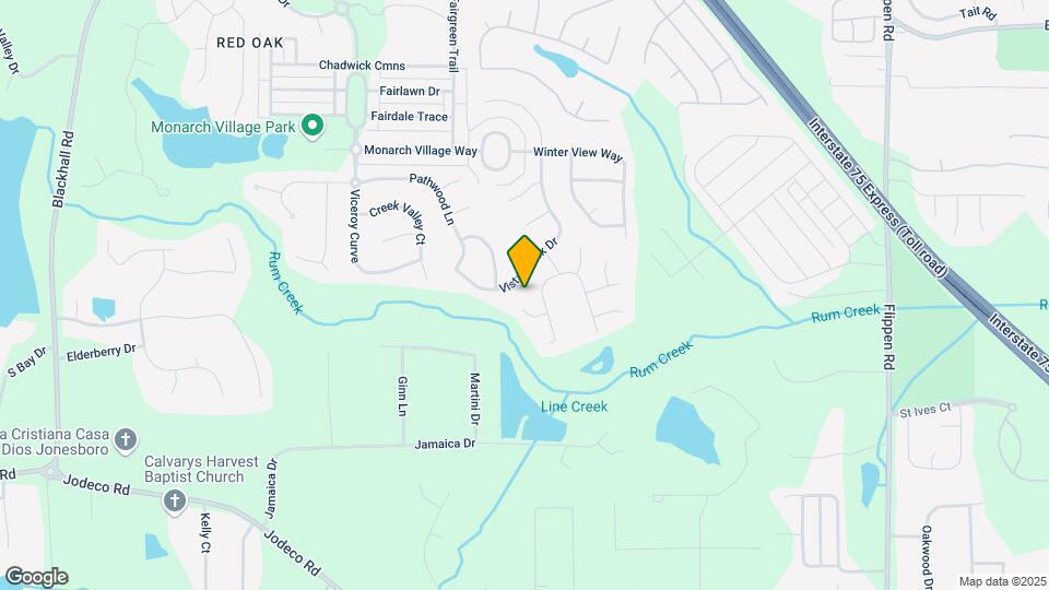 1704 Chinaberry Ct Map and Location Details