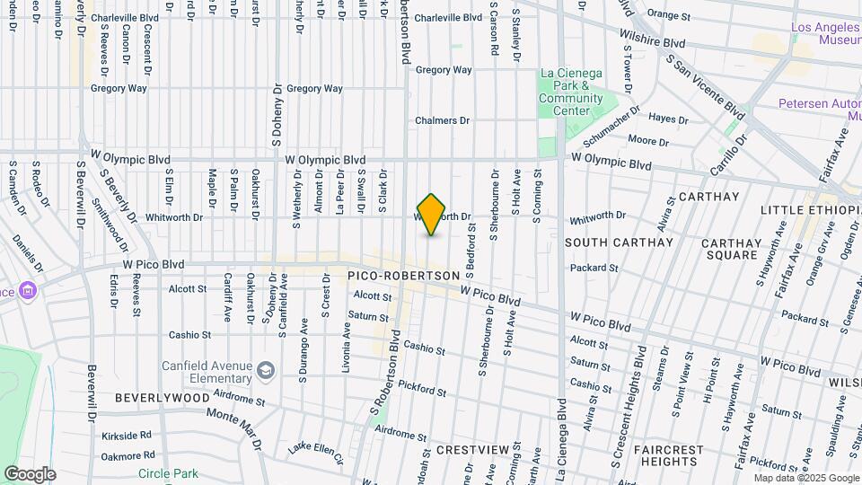 1134 S Wooster St Map and Location Details