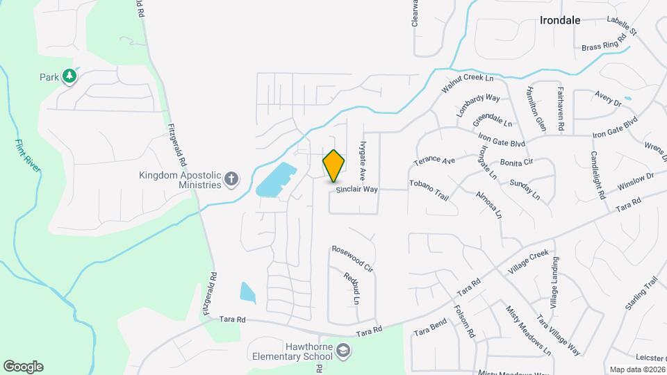 784 Sinclair Way Map and Location Details