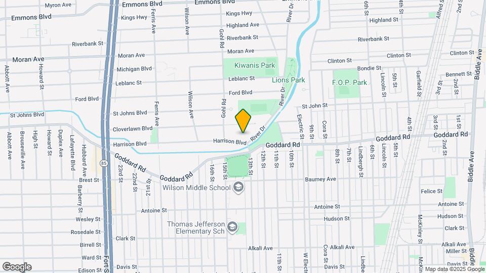 610 Harrison Blvd Map and Location Details