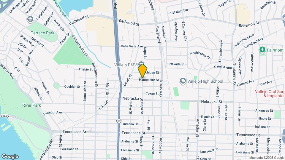 2305 Napa St Map and Location Details