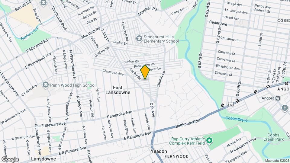 7114 Stockley Ave Mapa y Detalles de la Ubicación