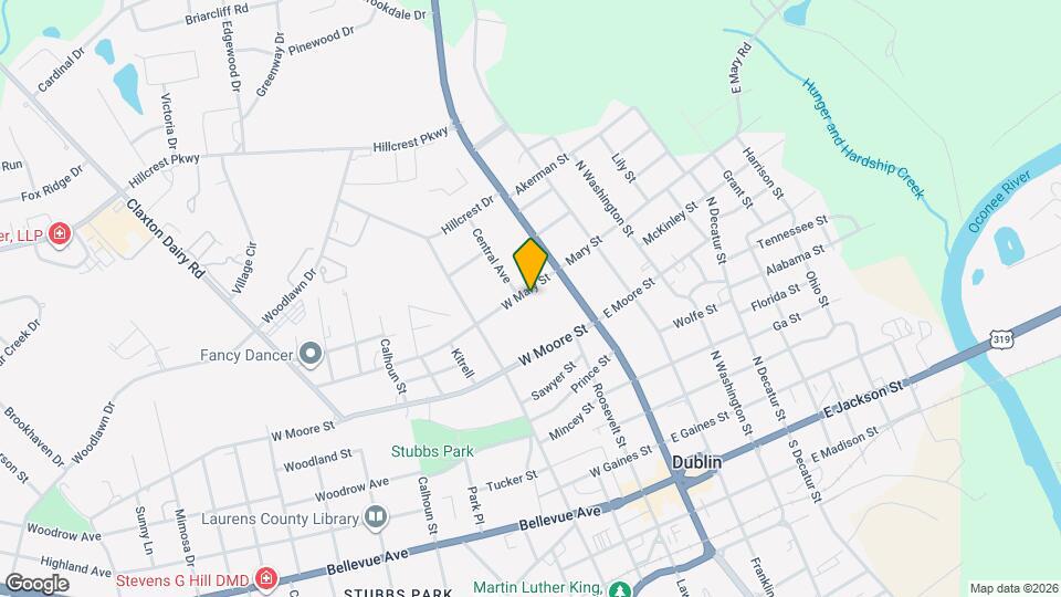 114 W Mary St Map and Location Details