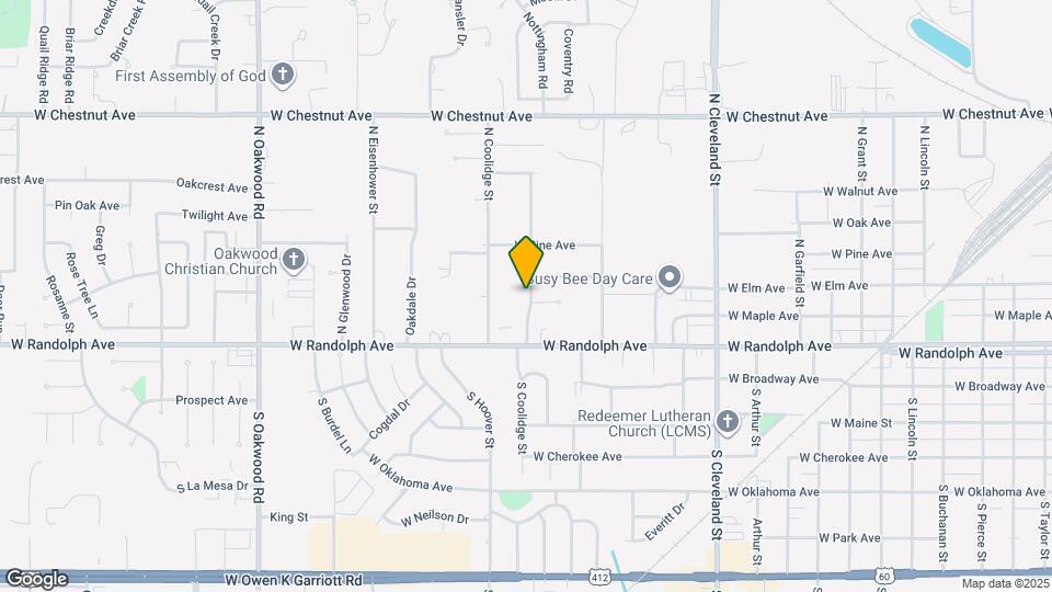 310 N Harding St Map and Location Details