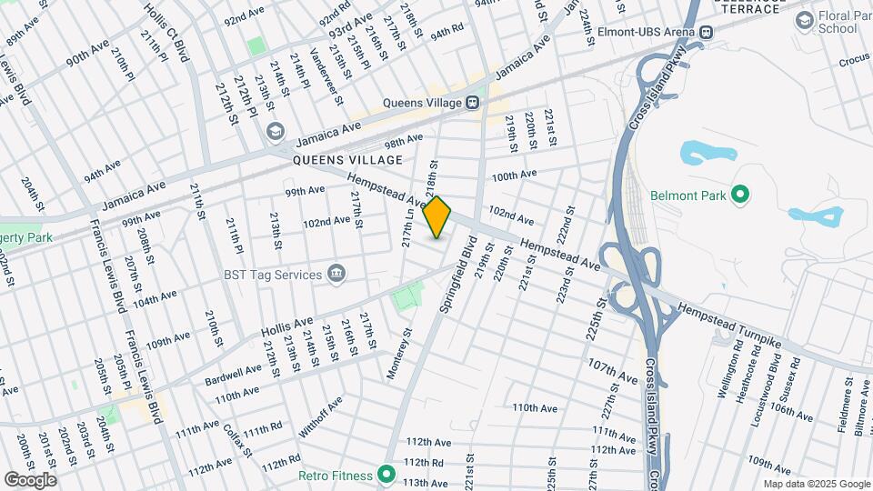 218-39 104th Ave Mapa y Detalles de la Ubicación
