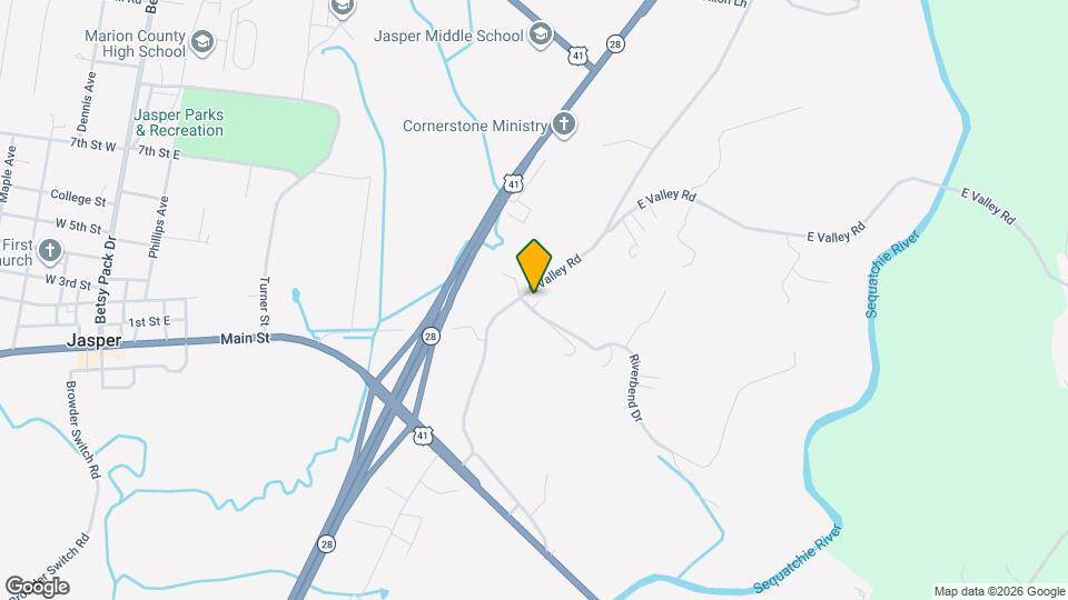 504 E Valley Rd Map and Location Details