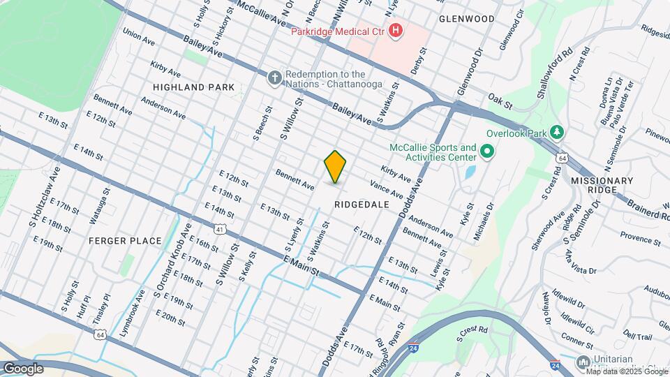 1075 S Watkins St Mapa y Detalles de la Ubicación