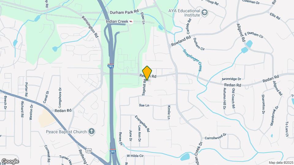 4011 Redan Rd Map and Location Details
