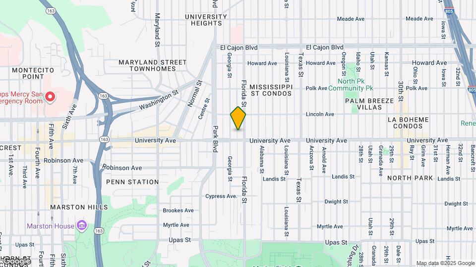 3914 Florida St, Unit 3914 Map and Location Details