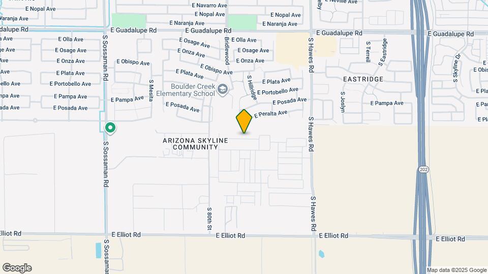 8122 E Paloma Ave Mapa y Detalles de la Ubicación