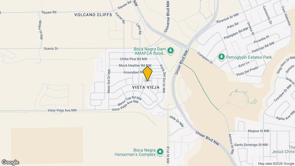 6824 Tierra Vieja St NW Map and Location Details