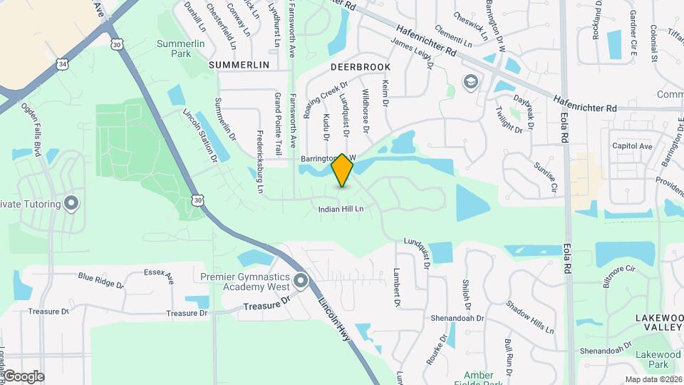 1890 Fredericksburg Ln Map and Location Details