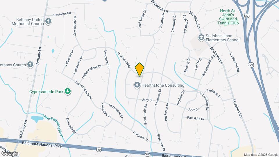 3106 Hearthstone Rd Map and Location Details