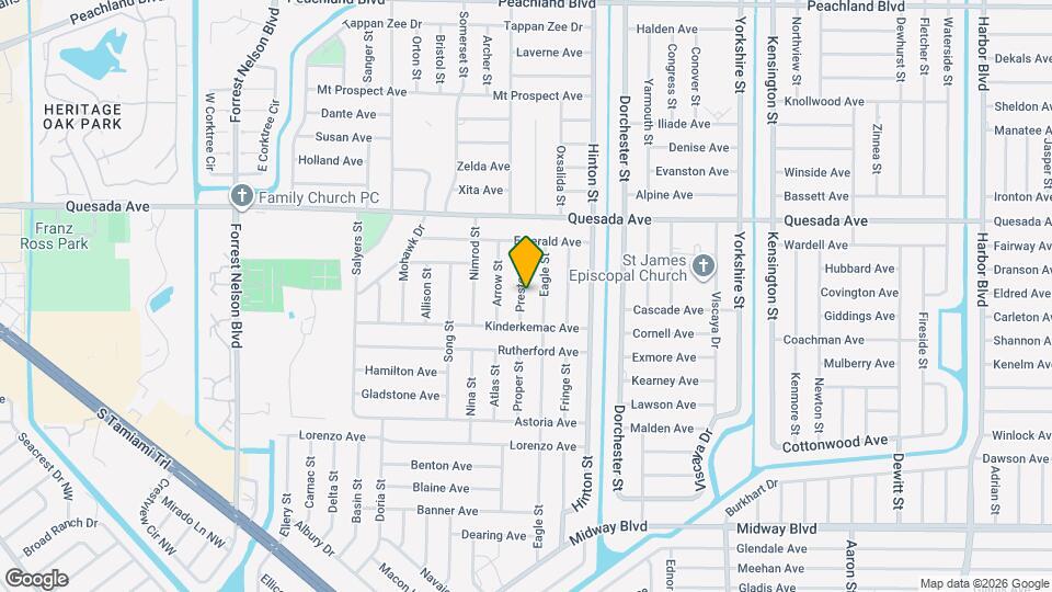 1358 Preston St Mapa y Detalles de la Ubicación