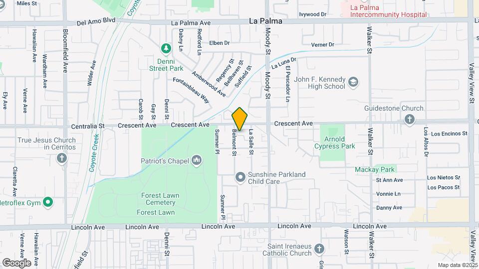8552 Belmont St Map and Location Details