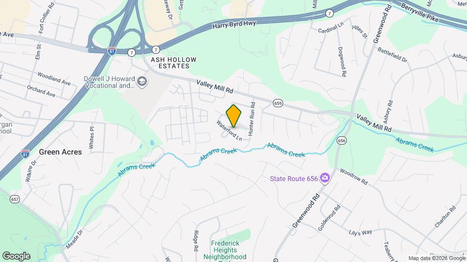 222 Waterford Ln Map and Location Details