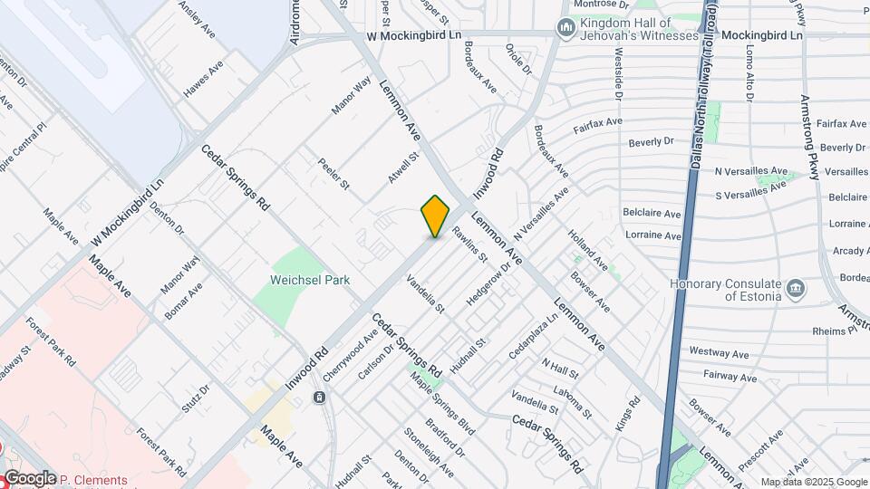 3316 Inwood Rd Mapa y Detalles de la Ubicación