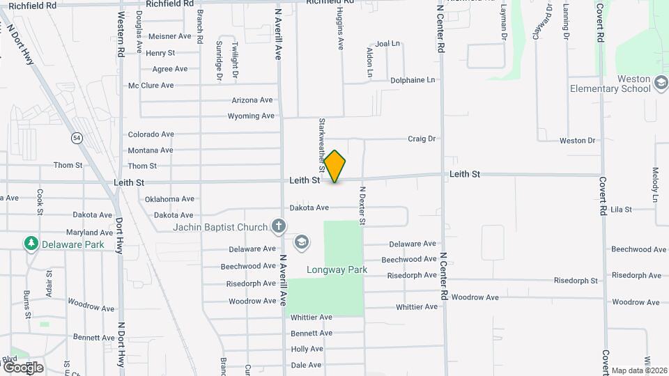 3514 Leith St Mapa y Detalles de la Ubicación