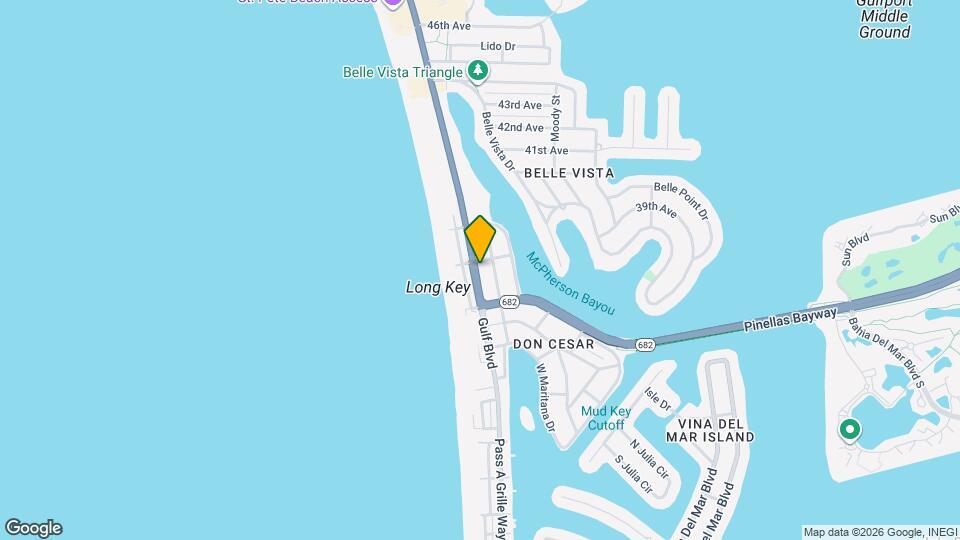 3575 Gulf Blvd, Unit Gulf Key 303 Map and Location Details