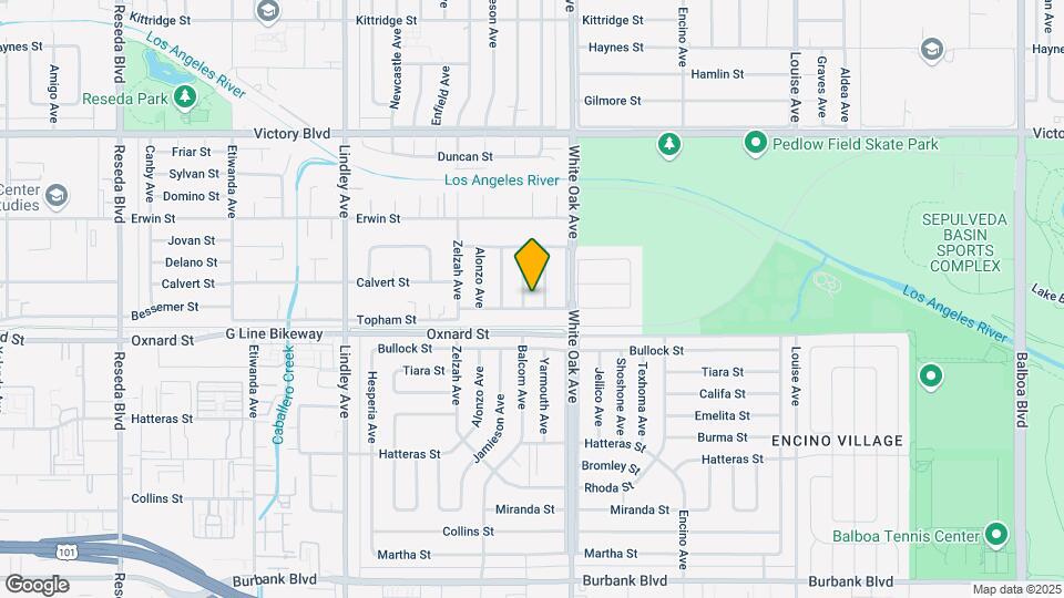 6126 Balcom Ave Map and Location Details