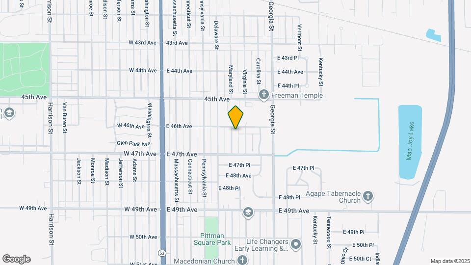 4613 Maryland St Map and Location Details