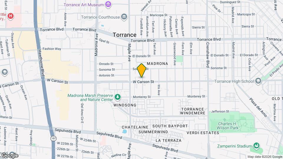 2903 W Carson St Map and Location Details