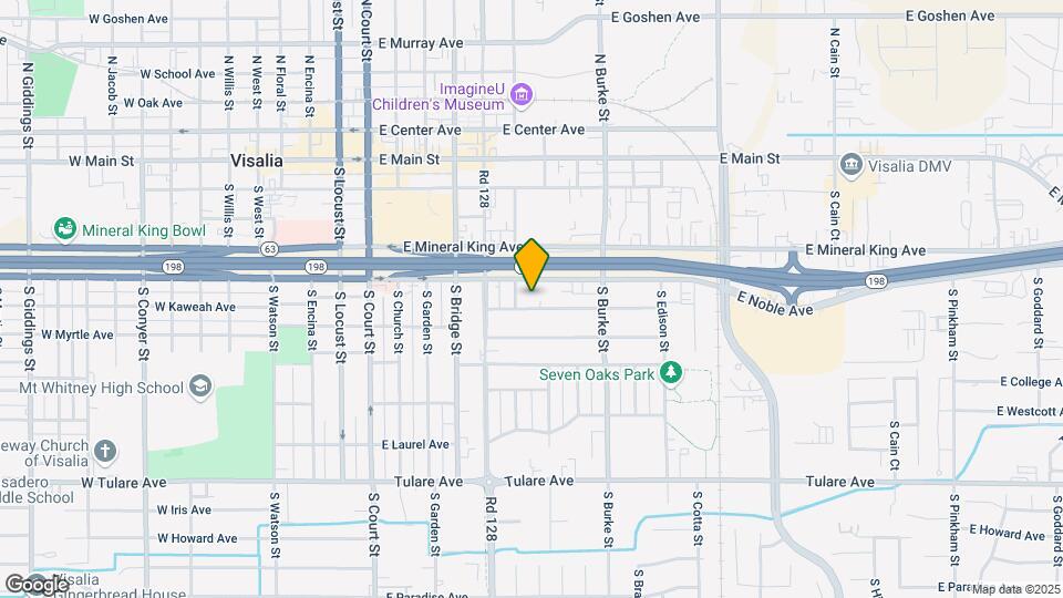 632-644 E Kaweah Ave Map and Location Details