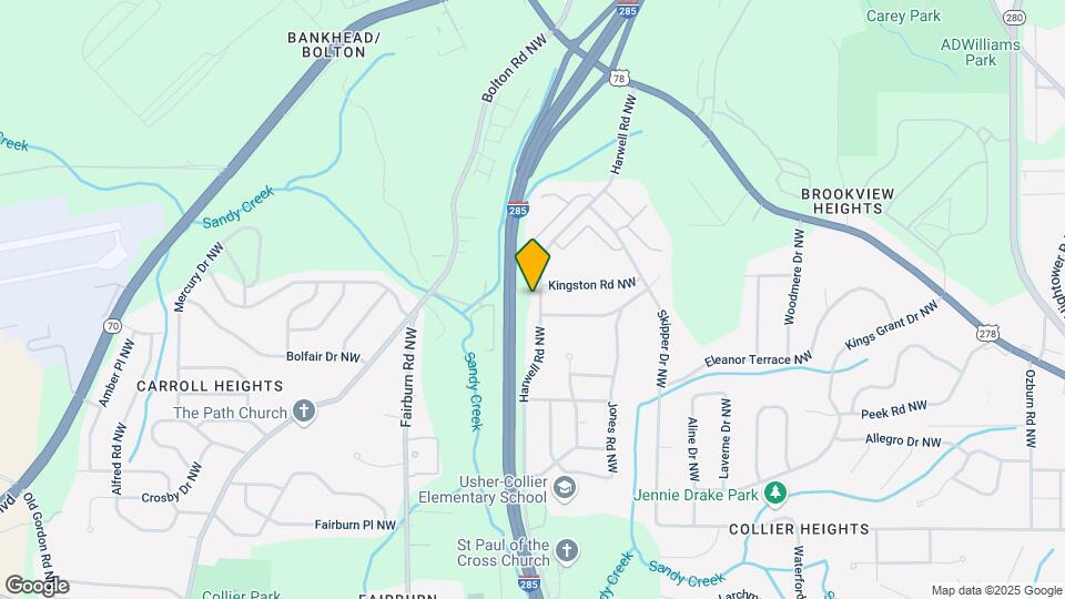 872 Harwell Rd NW Map and Location Details