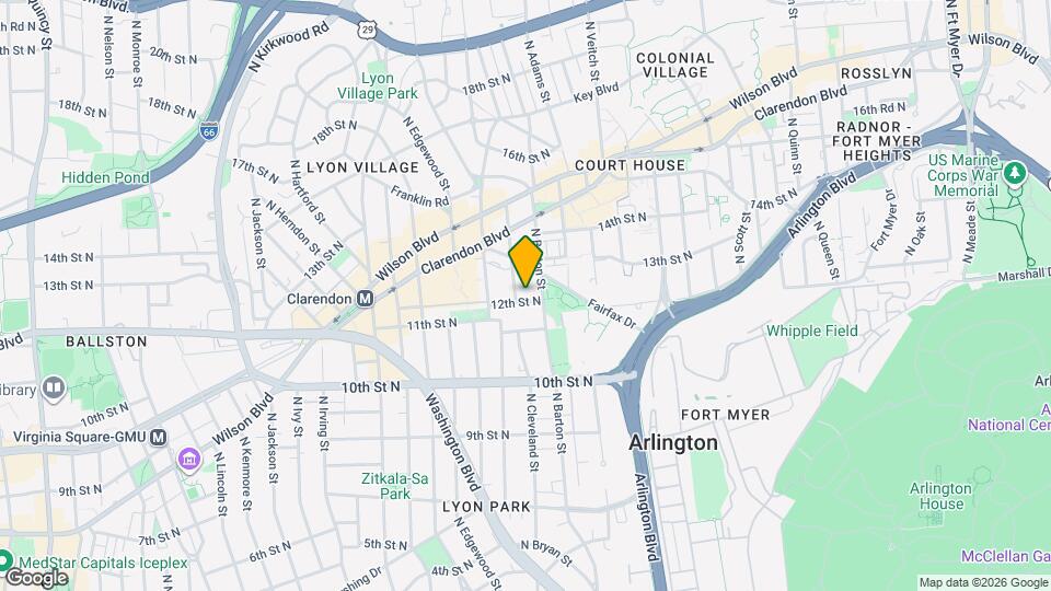 2518 Fairfax Dr-Unit -A Map and Location Details