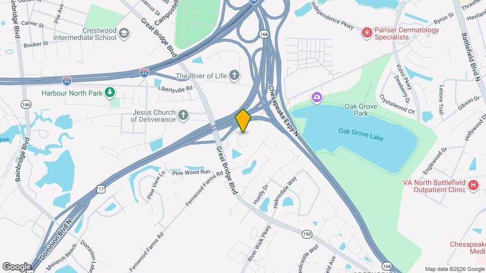 740 Hunters Quay Map and Location Details