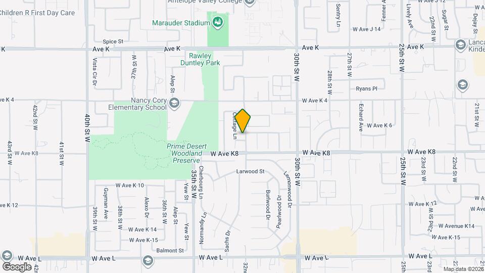 43241 32nd St W Map and Location Details