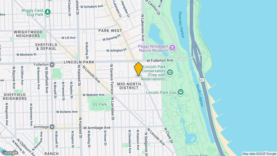 425 W Belden Ave Map and Location Details