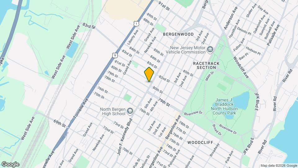 8017 John F. Kennedy Blvd Map and Location Details