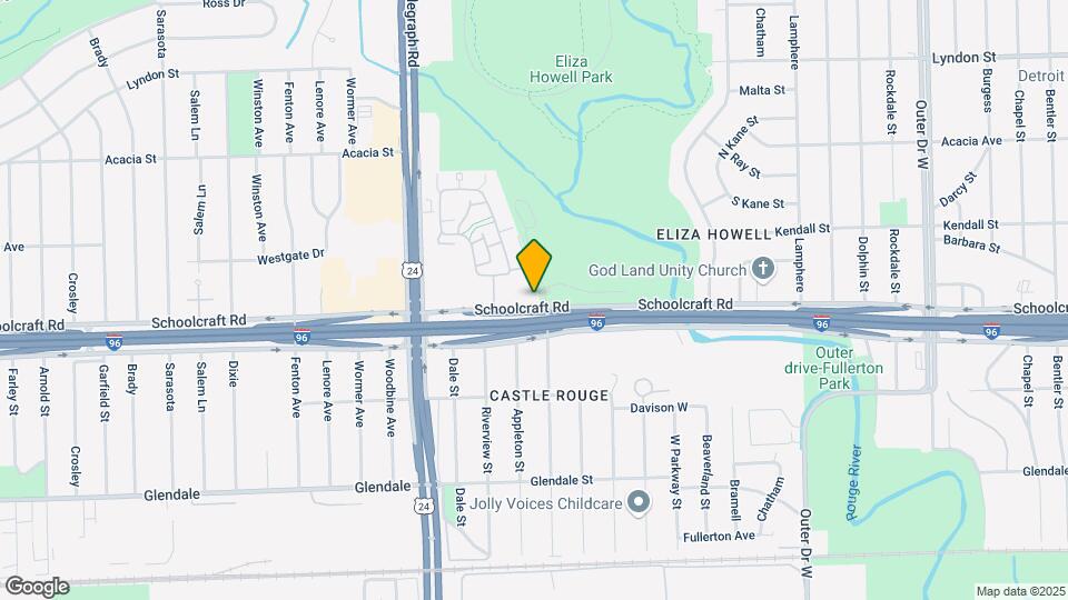 23600 Schoolcraft Rd Map and Location Details