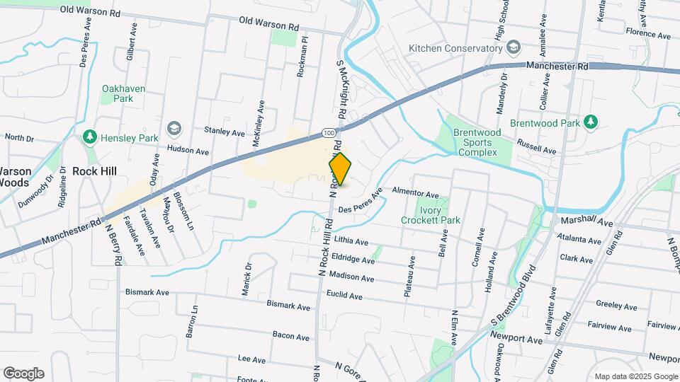 812 N Rock Hill Rd Map and Location Details