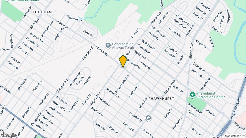 1606 Rhawn St, Unit 4 Map and Location Details