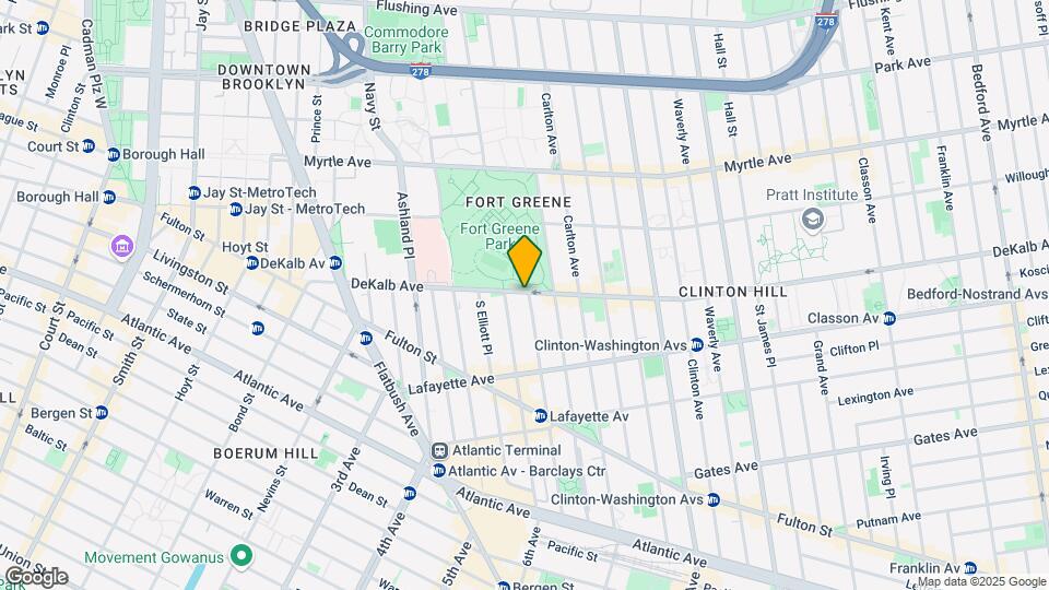 155 DeKalb Ave Map and Location Details