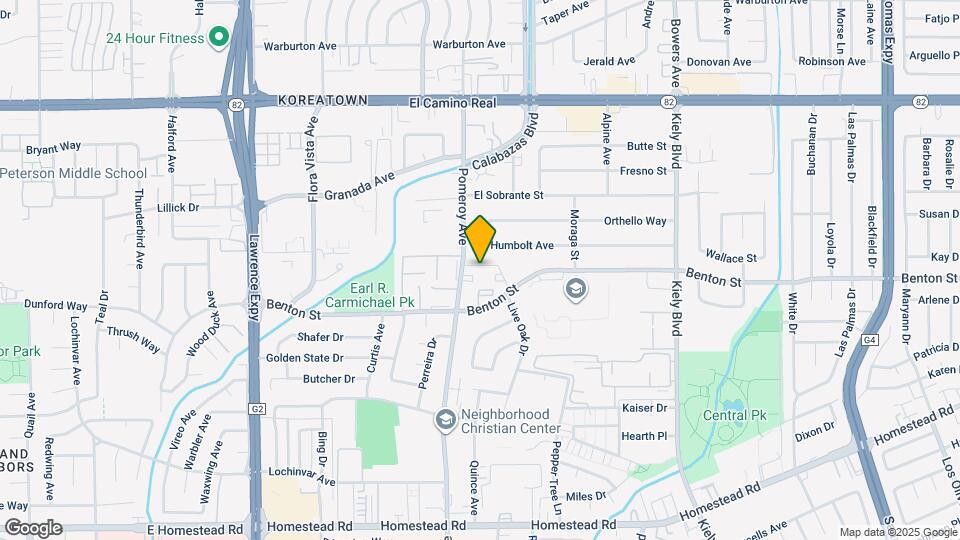 1125 Pomeroy Ave Map and Location Details