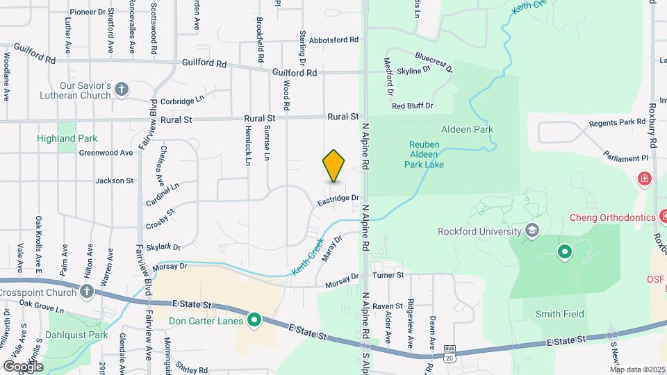 Eastridge Apartments Map and Location Details